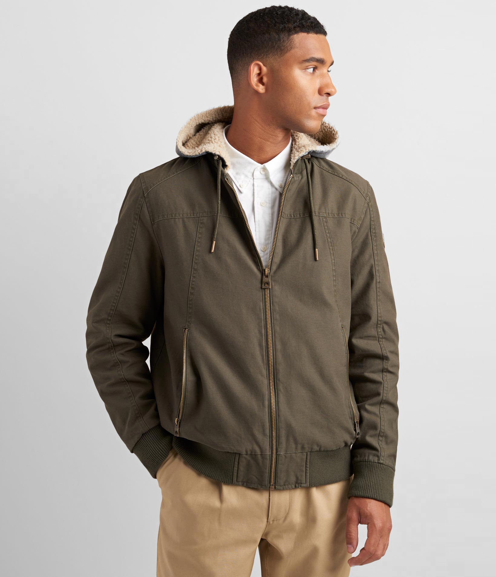 Hooded Canvas Jacket