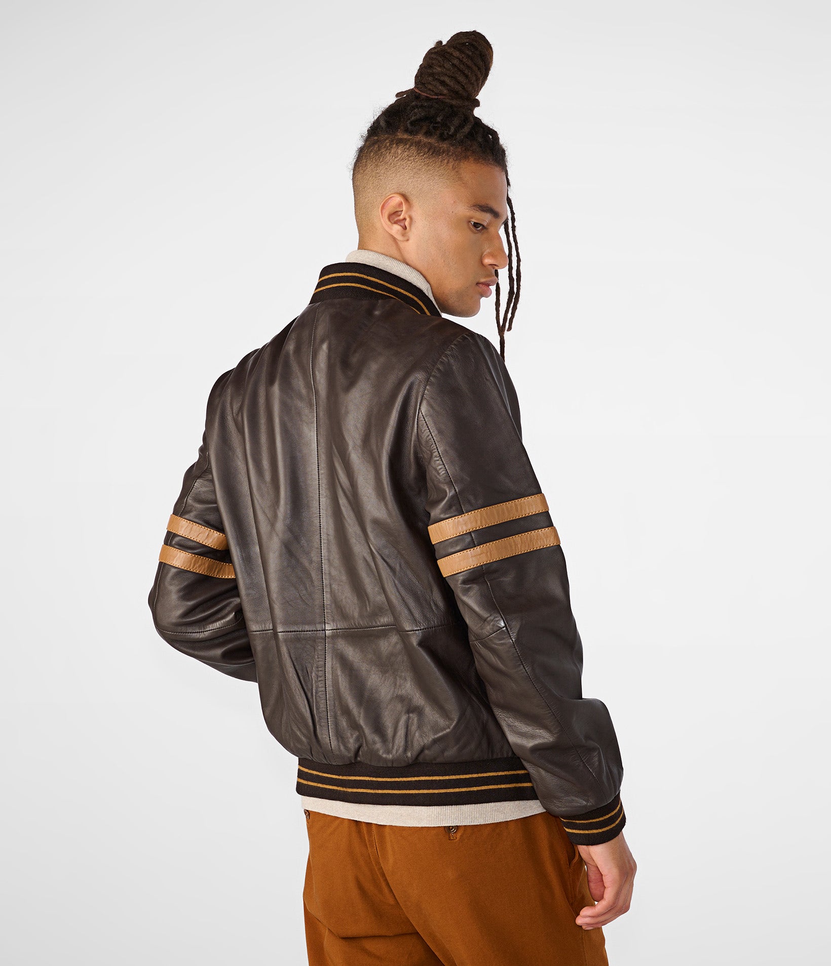 Jacob Bomber Jacket With Stripe