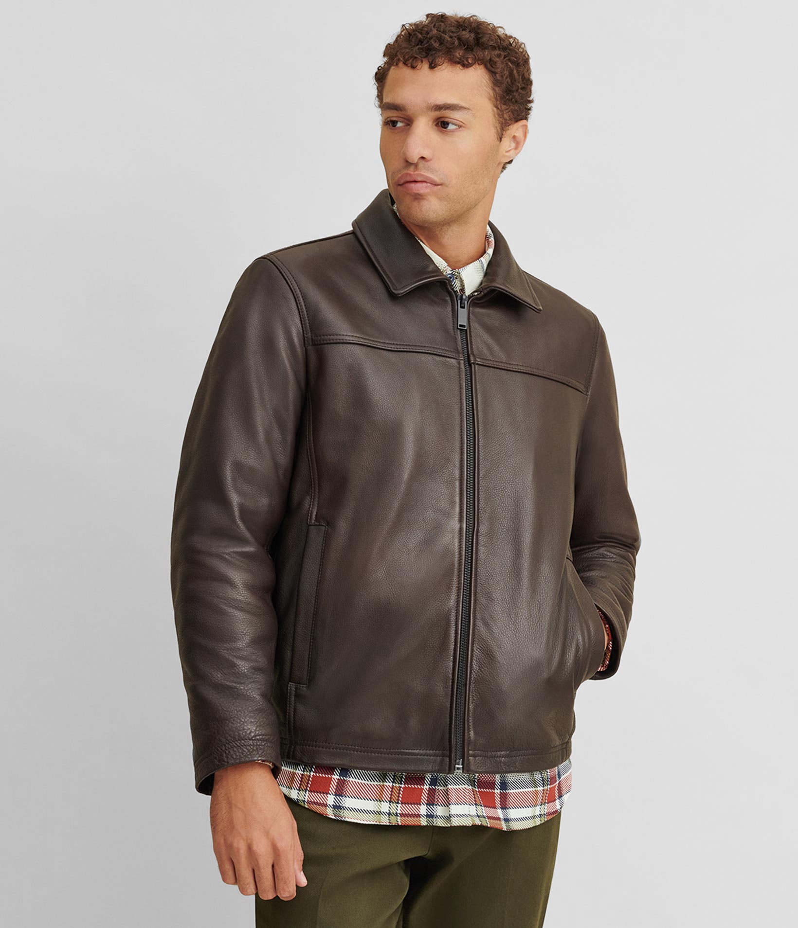 Thinsulate Lined Leather Jacket