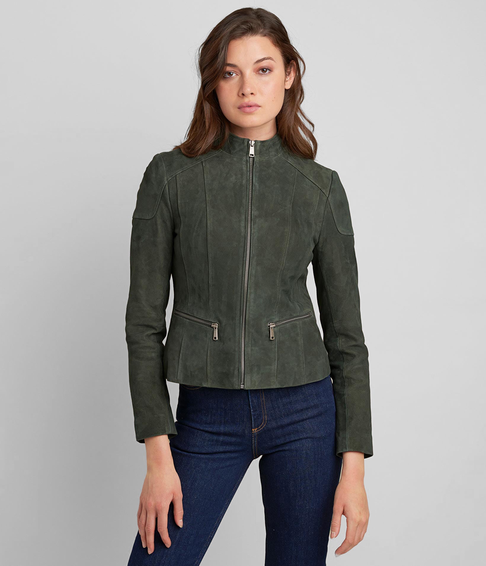 Remi Scuba Suede Jacket