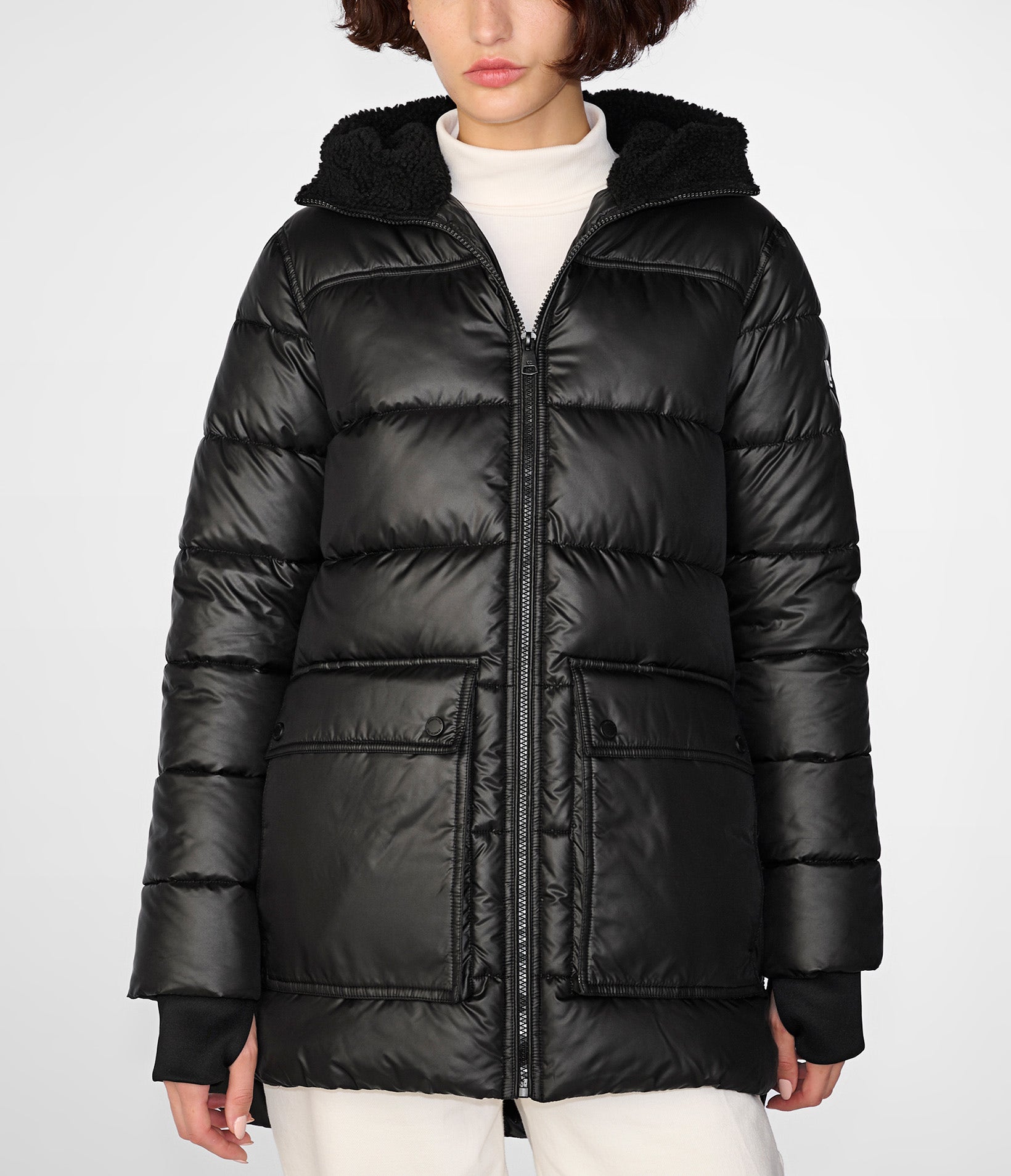 Fully Sherpa Lined Puffer
