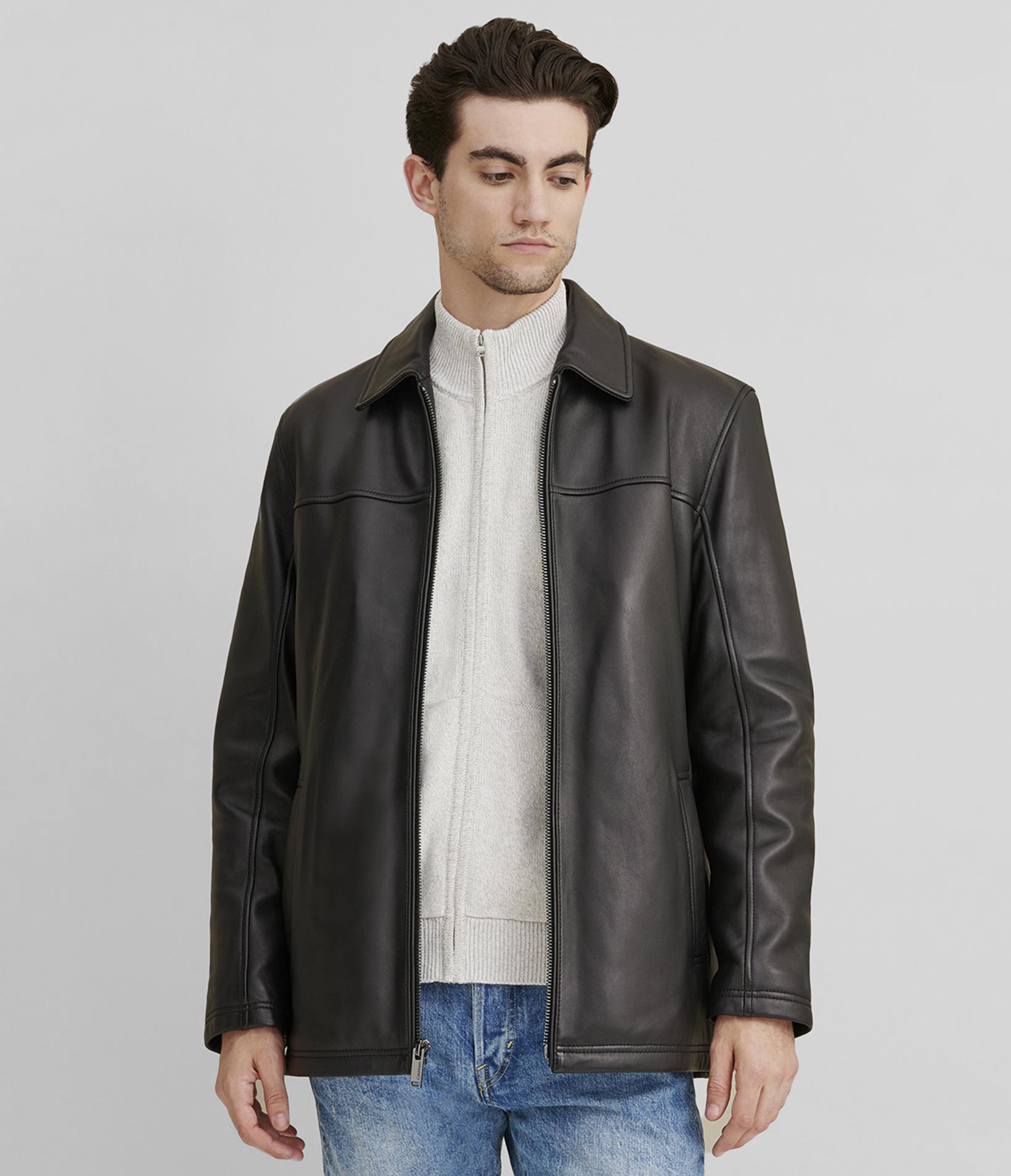 Leather Jacket With Thinsulate Lining