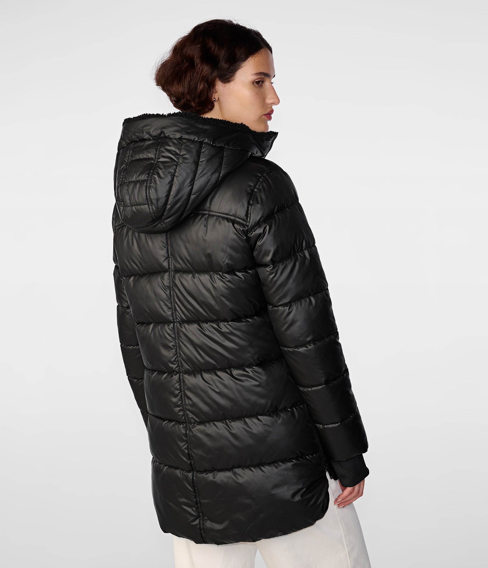 Fully Sherpa Lined Puffer