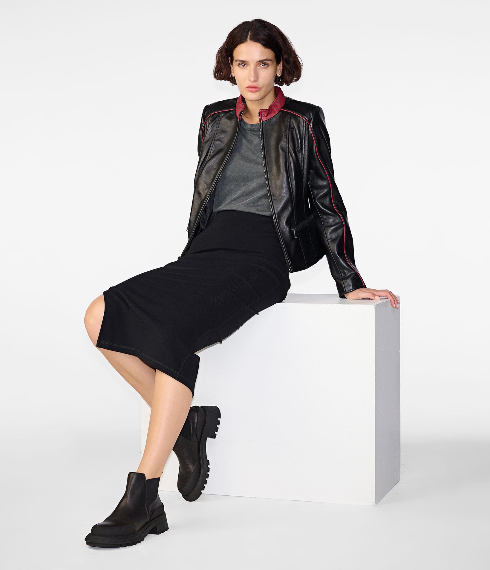 Caitlin Jacket With Racing Stripe