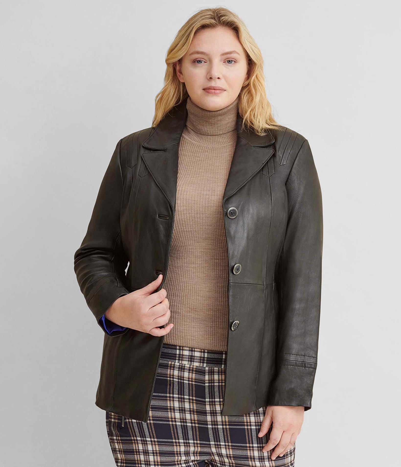 Jill Thinsulate Leather Blazer