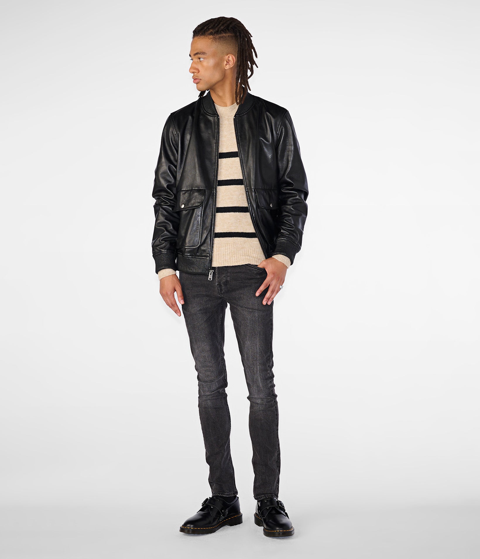 Miles Patch Pocket Bomber Jacket