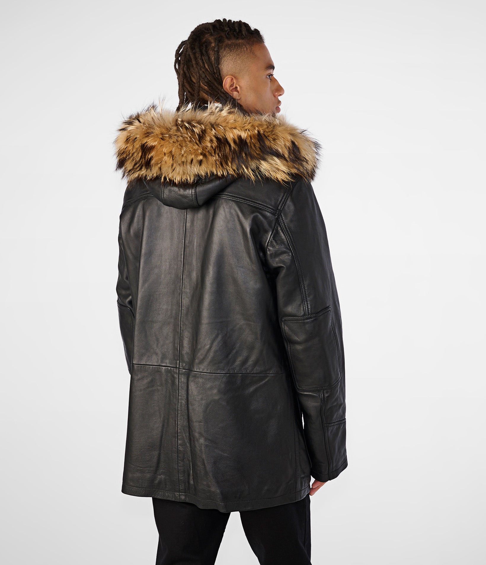 Jasper Leather Parka