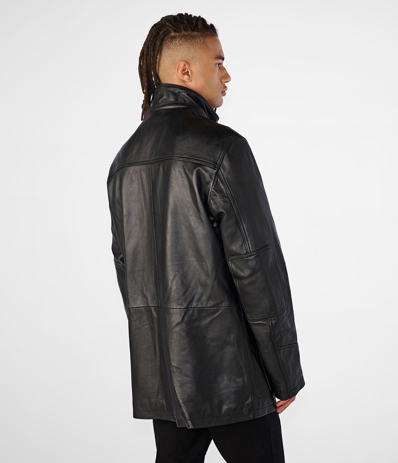 Jasper Leather Parka