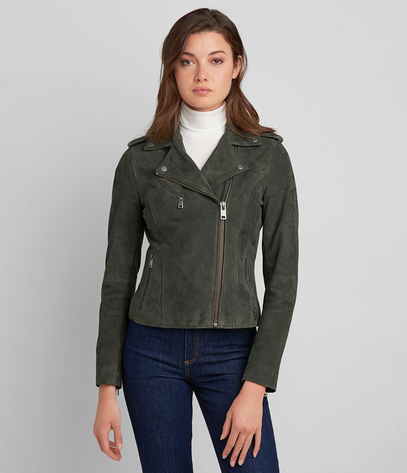 Jackie Asymmetrical Moto Jacket