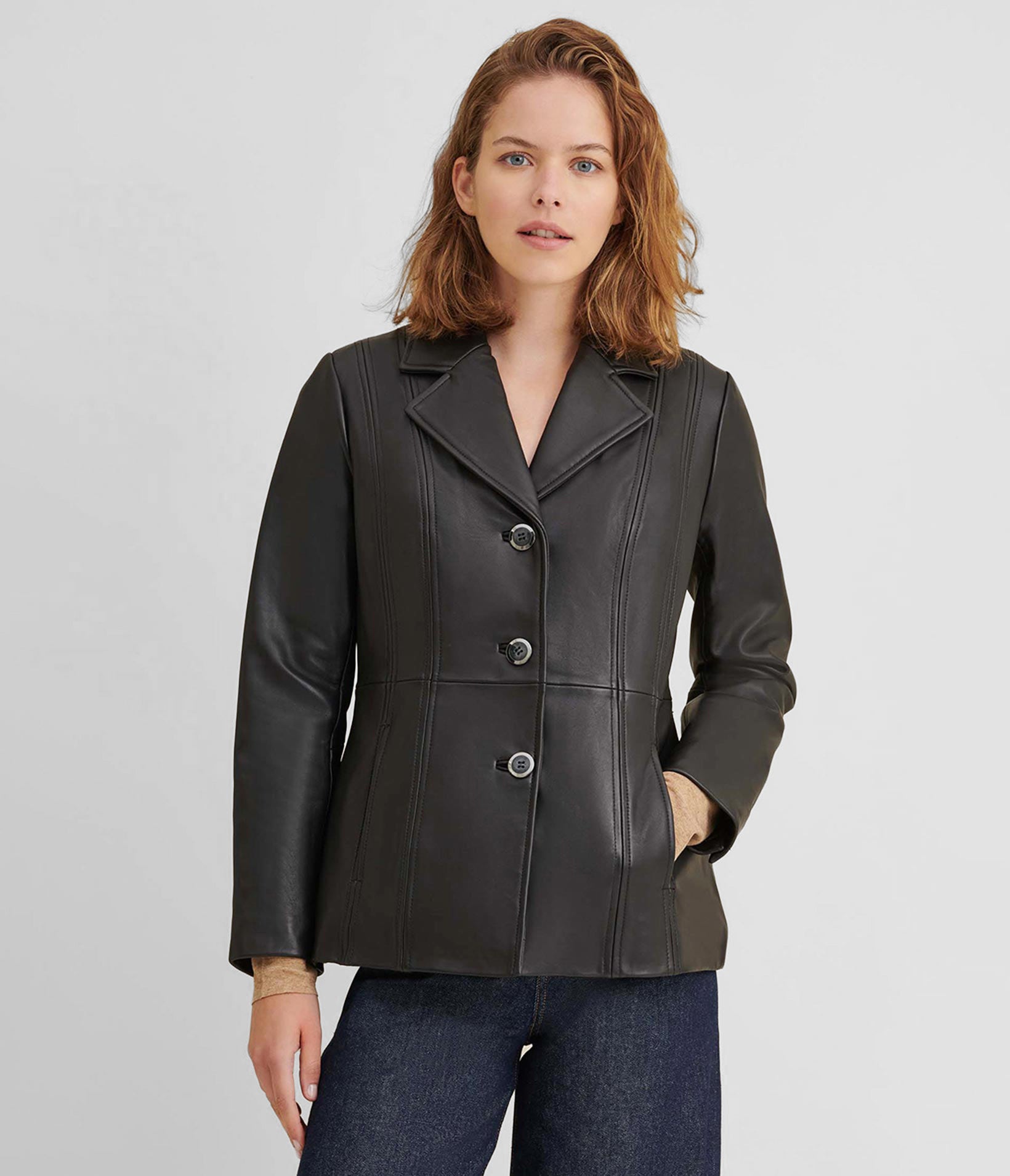 Jill Thinsulate Leather Blazer