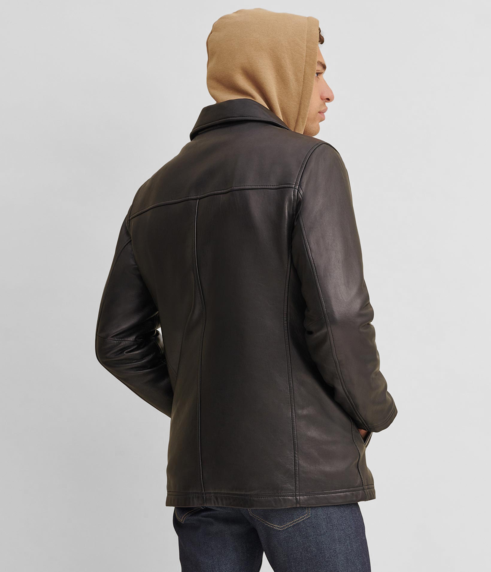 Bruce Leather Jacket With Thinsulate Lining