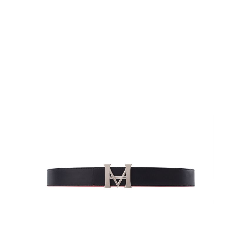 Cinturon casual monograma doble faz 4 negro cayena Cinturon hombre