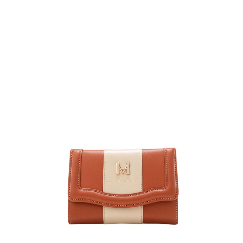 Billetera mediana cedro beige Hera