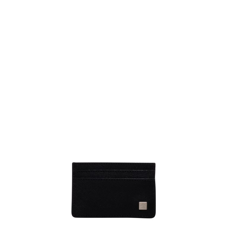 Tarjetero plano 4cc negro etna roble