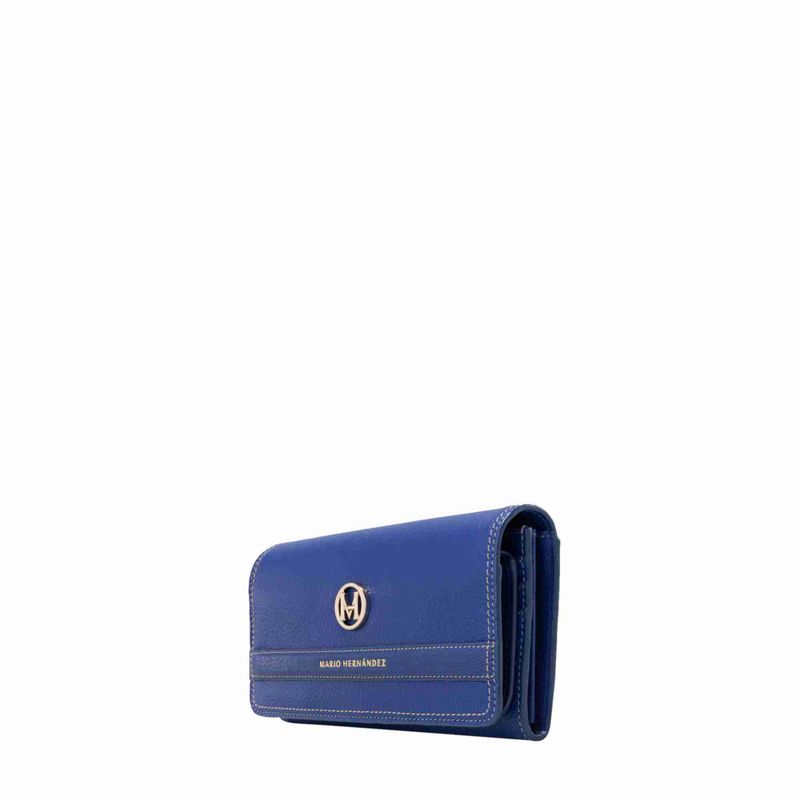 Billetera francisca azul naval abrazable