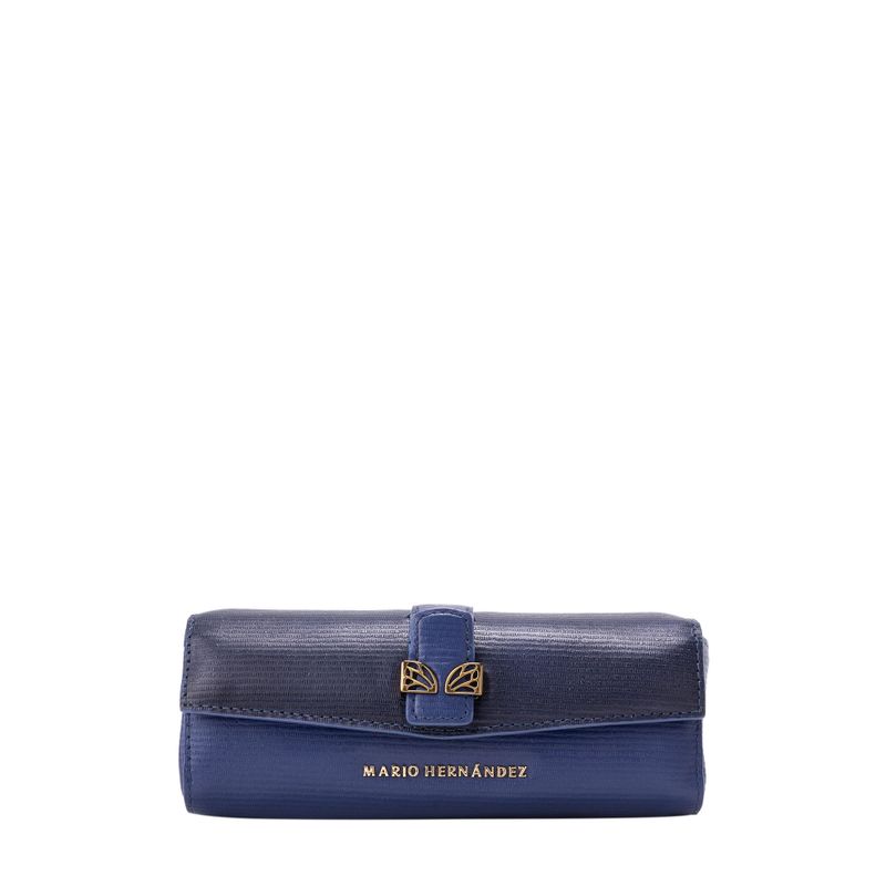 Estuche cartuchera caribe morfo azul matiz