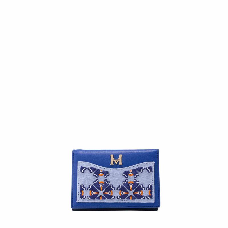 Billetera mediana ultramar Azulejo