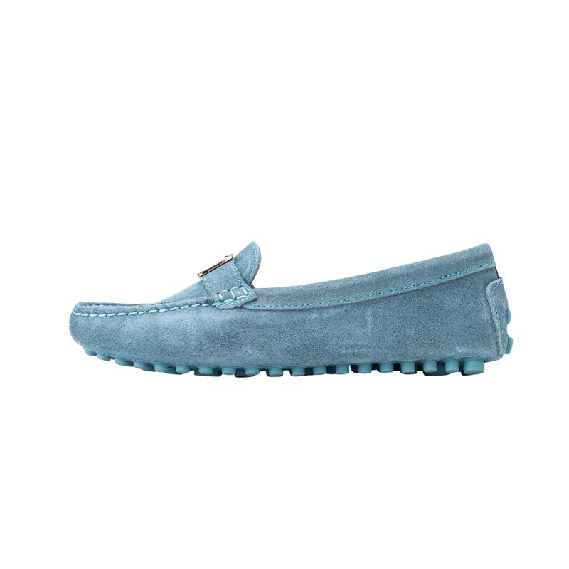Mocasin driver andina azul maya gamuza mh mocs