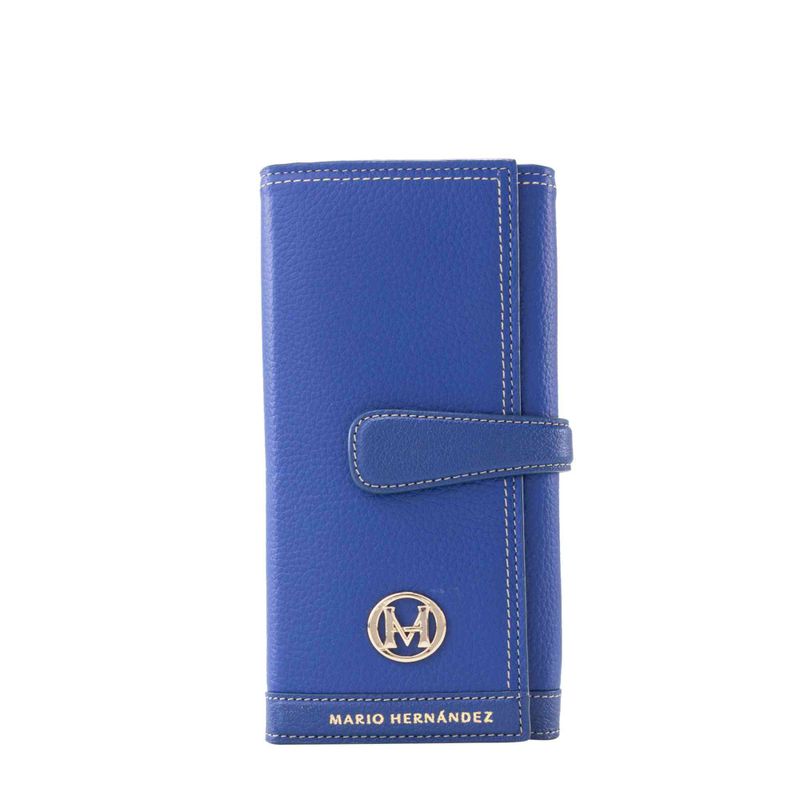 Billetera poly azul naval abrazable