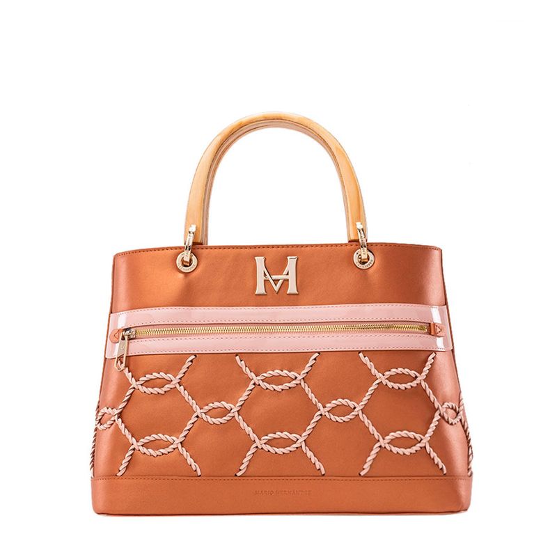 Bolso de mano Greta oro rosado Hera