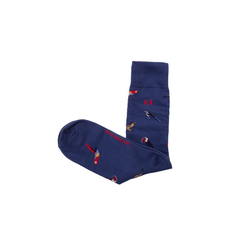 Medias aves azul largas mh socks