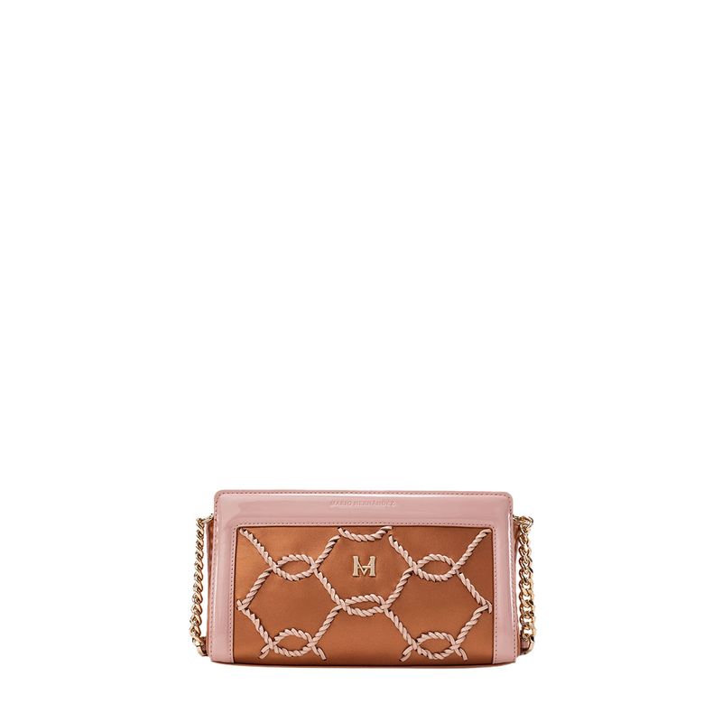 Clutch Mari oro rosado Hera
