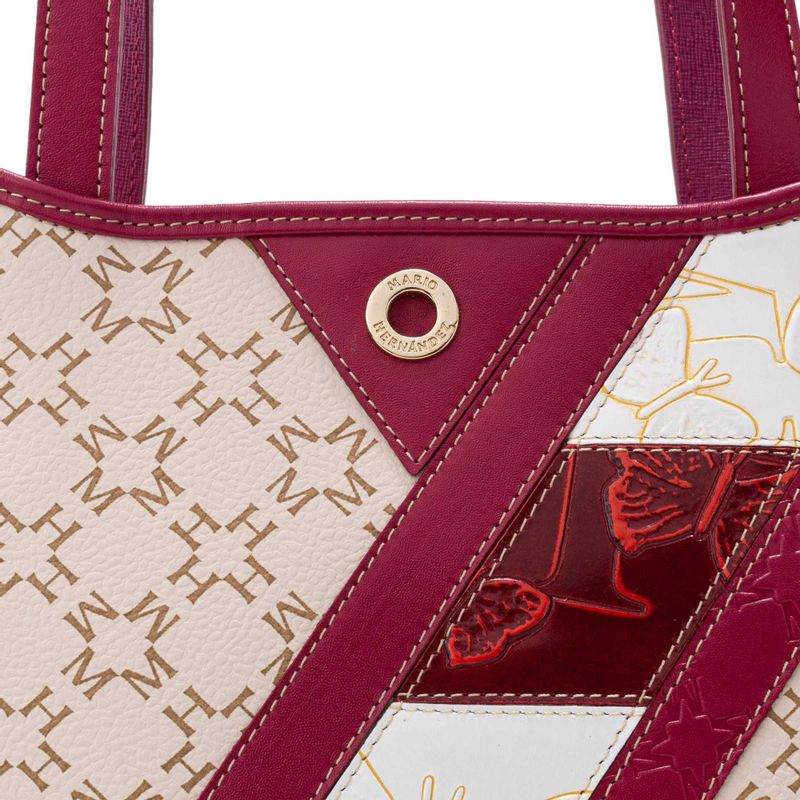 Tote alas mediano crema Primario Borboletras