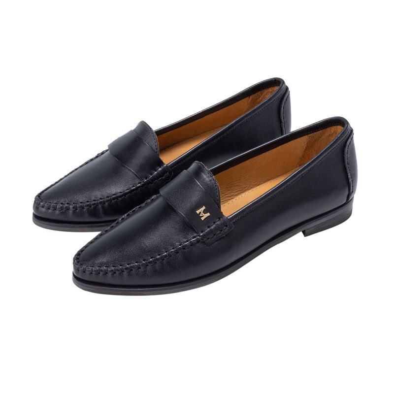 Mocasin macarena negro mh mocs