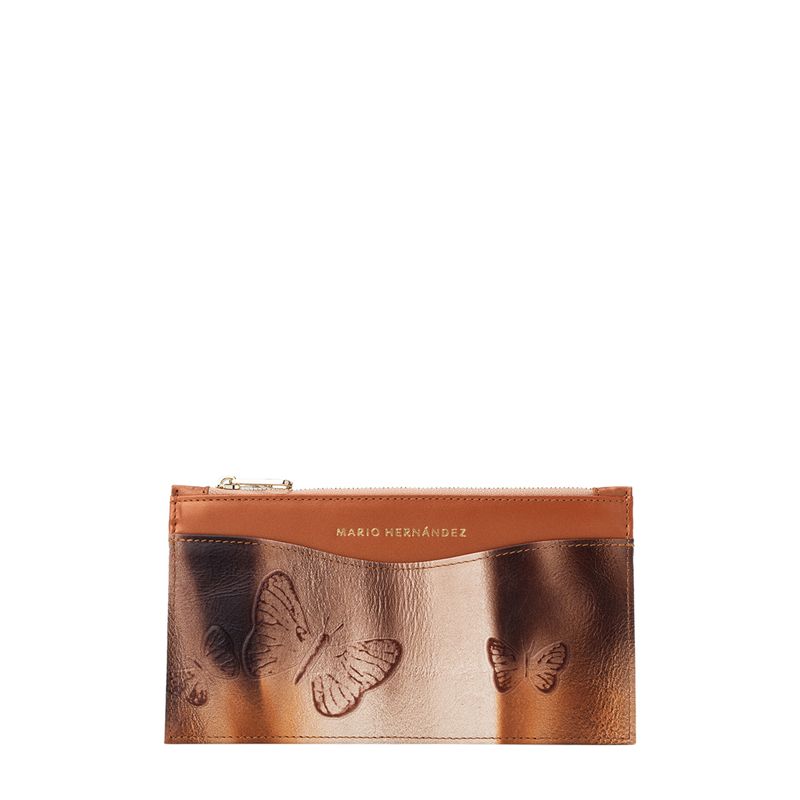 Billetera pouch bruna bruma Mariposas