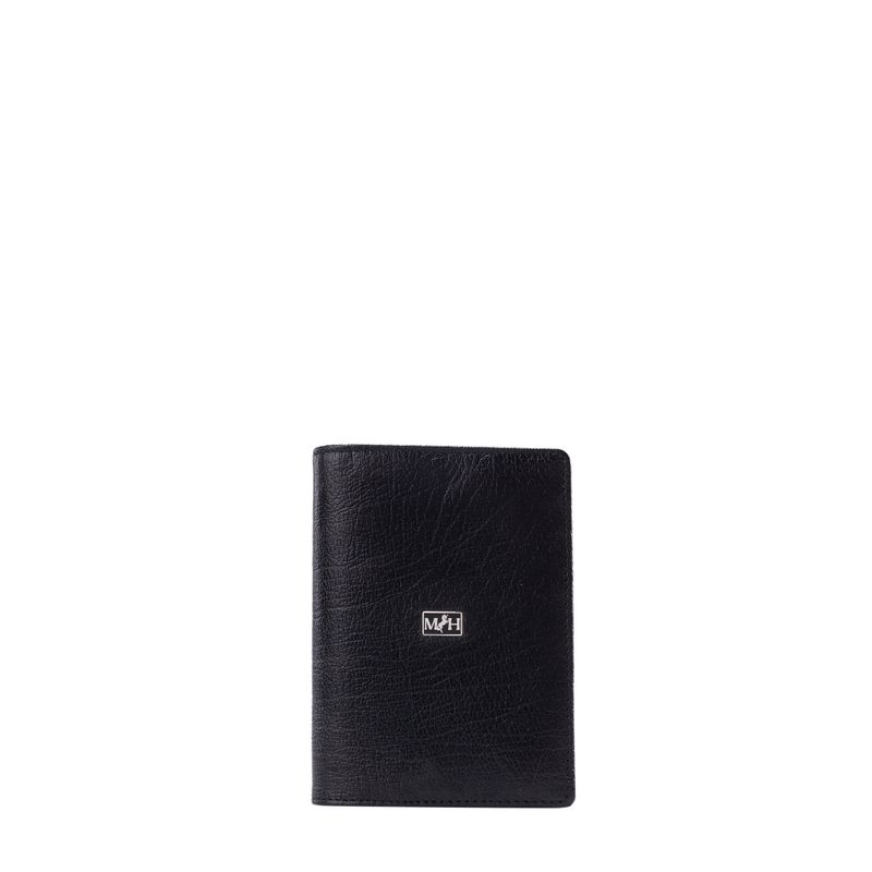 Porta pasaporte sencillo negro caramelo Millenium