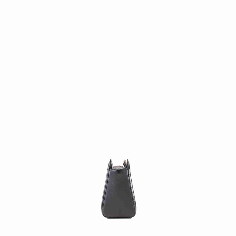 Clutch Mari negro brillante Hera