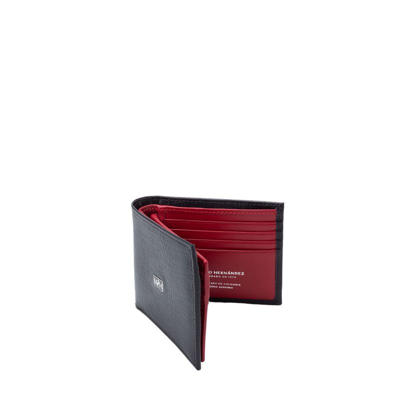 Billetera extraplana con inserto negro cayena millenium