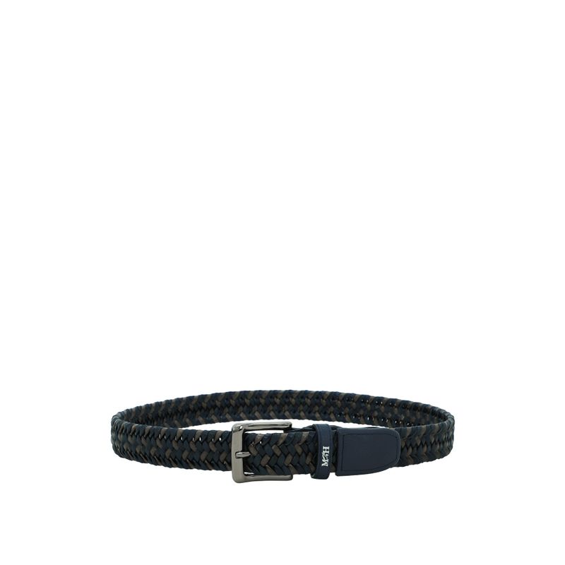 Cinturòn trenzado poseidon orion negro trecciato