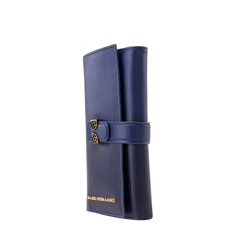 Billetera poly morfo azul matiz