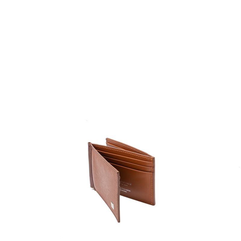 Billetera portabilletes 3 cuerpos caramelo chicago