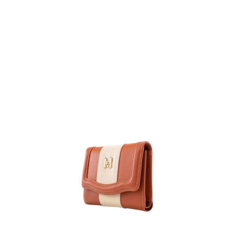 Billetera mediana cedro beige Hera