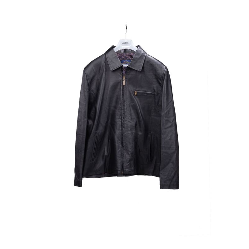Chaqueta polo negro gema