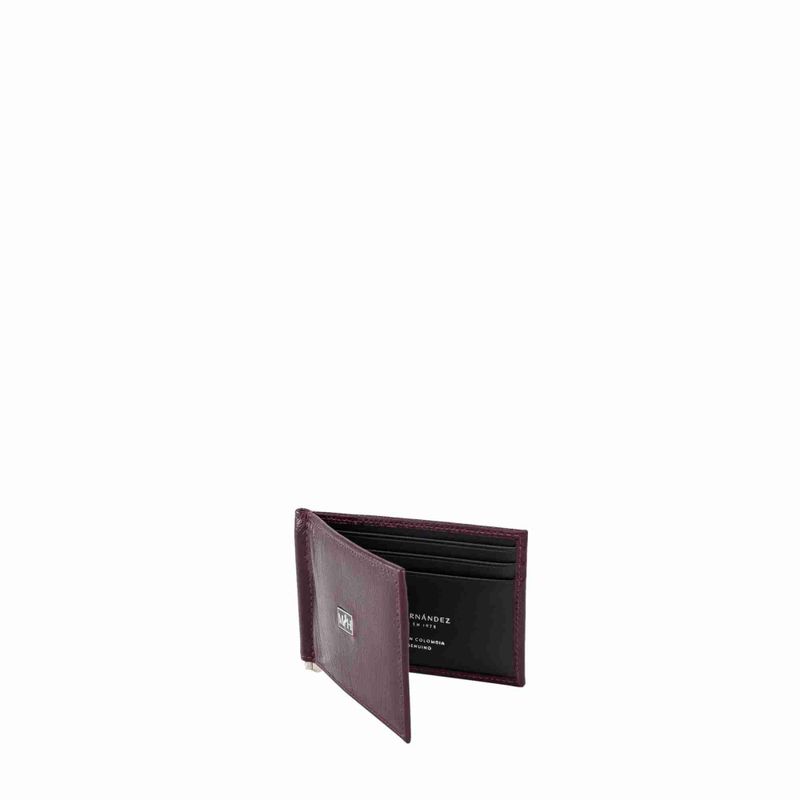 Billetera portabilletes slim borgoña Millenium