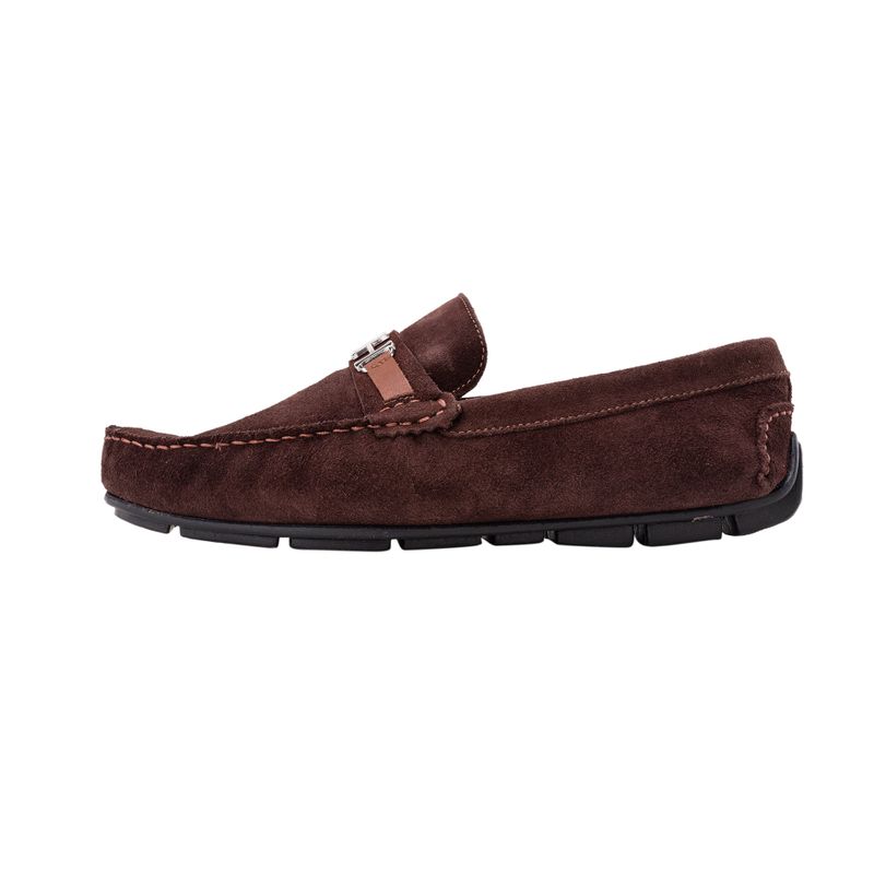 Mocasin cifuentes chocolate gamuza mh mocs