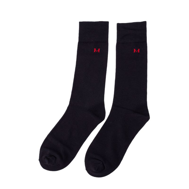 Medias basicas negro largas mh socks