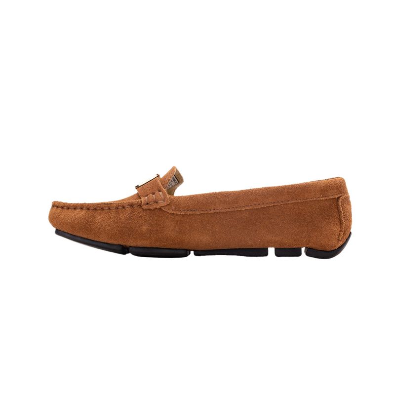 Mocasín driver andina lt coñac gamuza MH Mocs