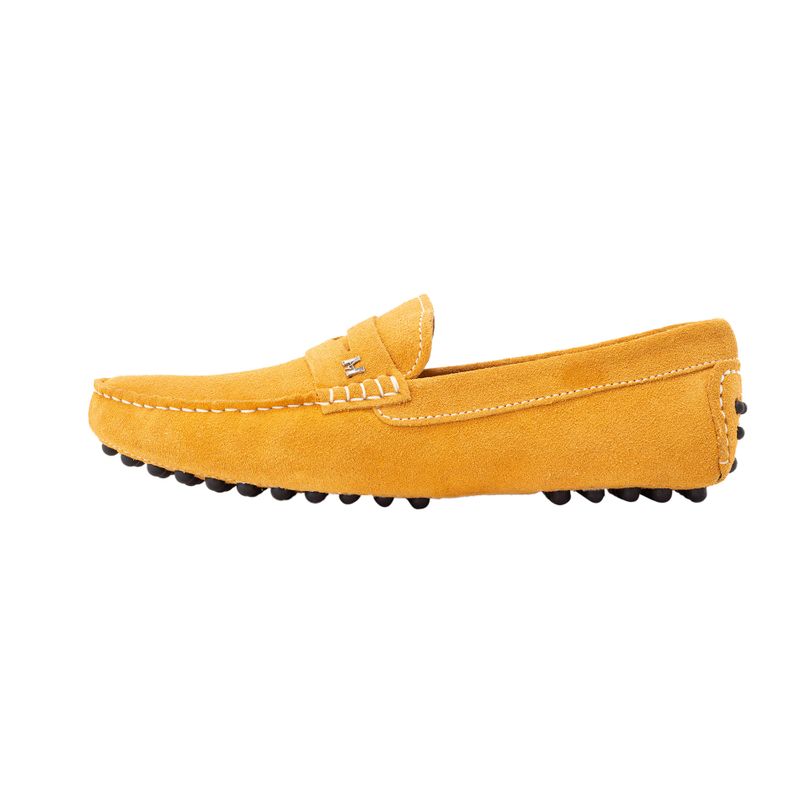 Mocasin miraflores amarillo gamuza mh mocs