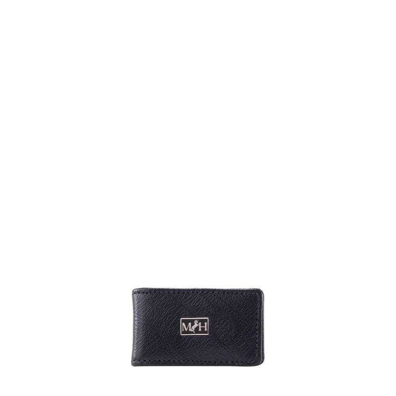 Billetera clip portabilletes negro caramelo Millenium