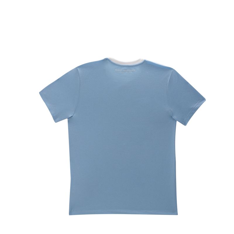 Camiseta mhonograma celeste Tierra Arriba