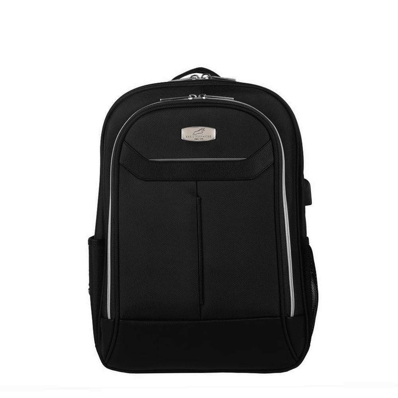 Morral cuadrado dos cremalleras negro urban