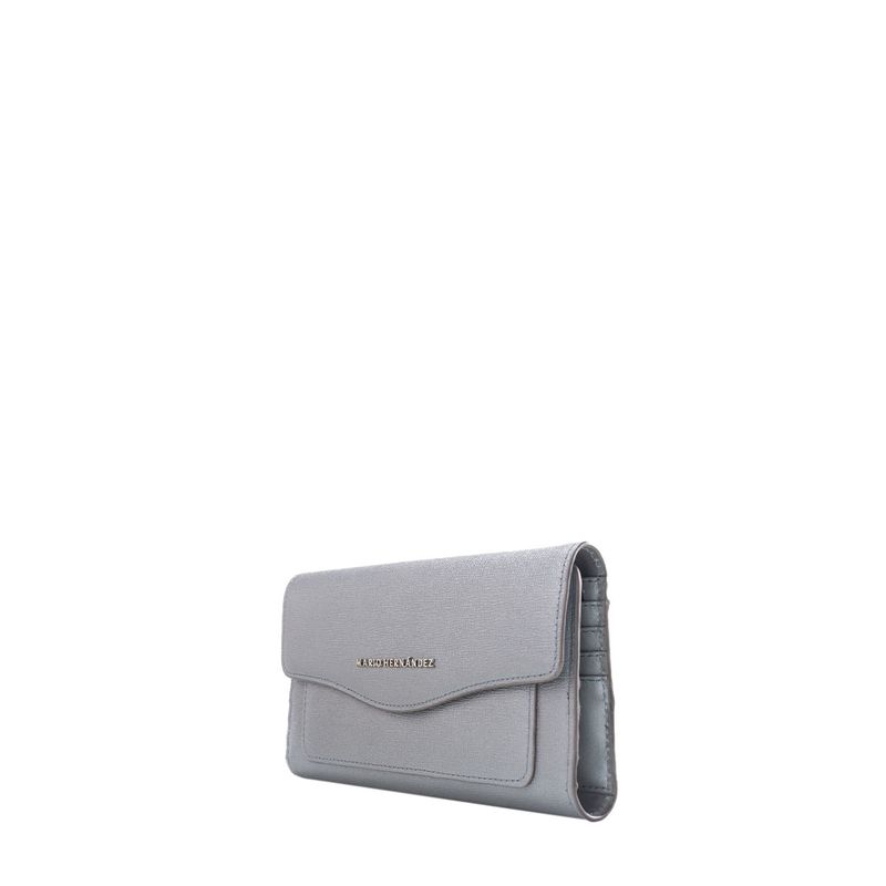 Billetera teresa plateado Alas Croma