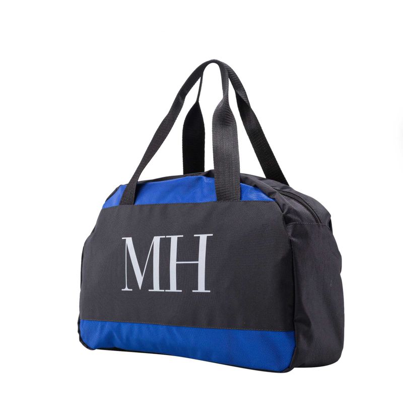 Maleta deportiva Mario Hernández Negro Azul Hakim