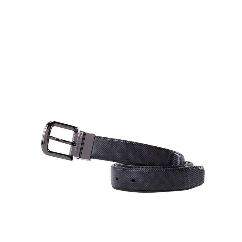Cinturon hombre casual salvador negro borgoña