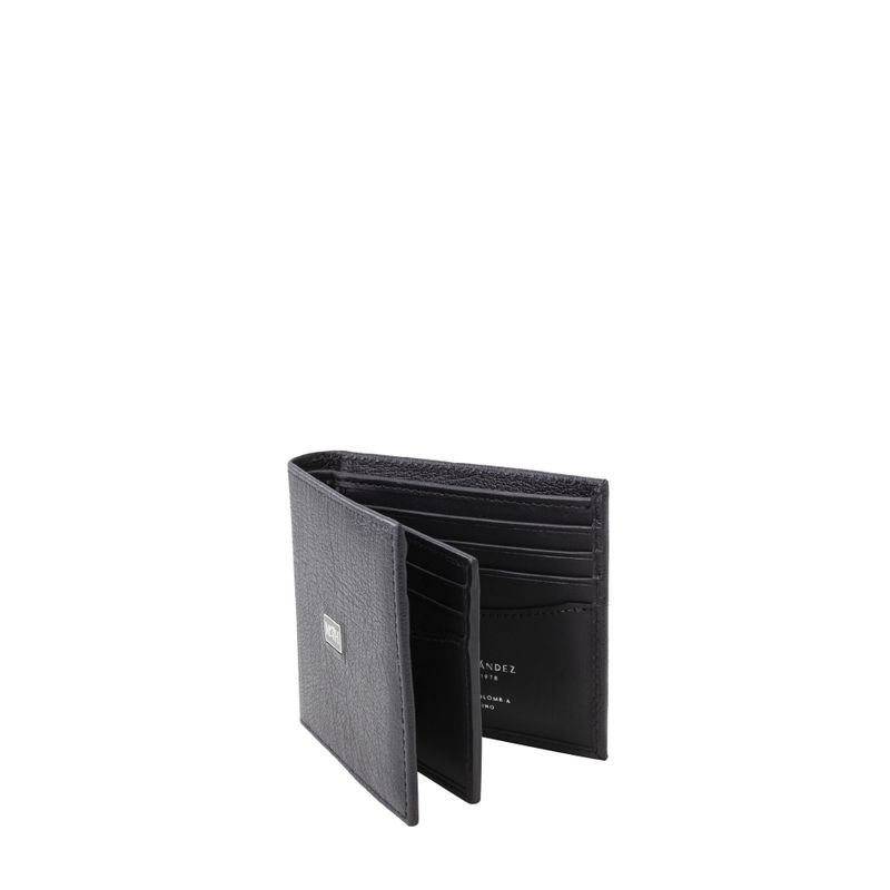 Billetera extraplana con inserto negro etna millenium