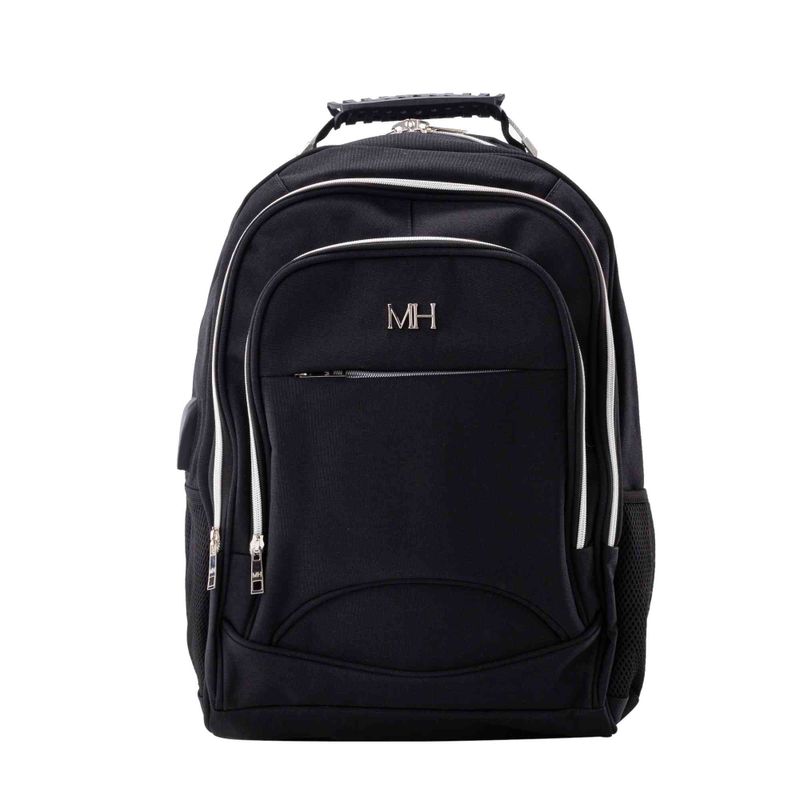 Morral 3 cremalleras handy negro indianapolis